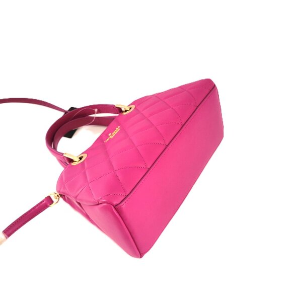 Kate Spade KI849 Carey Smooth Quilted Small Sullivan Satchel Crossbody Baja Ros - Picture 5 of 5
